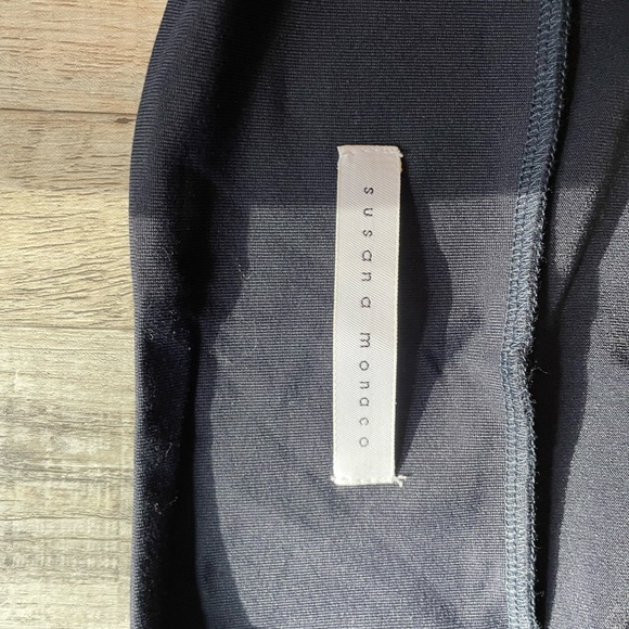 Susana Monaco Bow Front Cami / Navy / Small - Picture 4 of 6